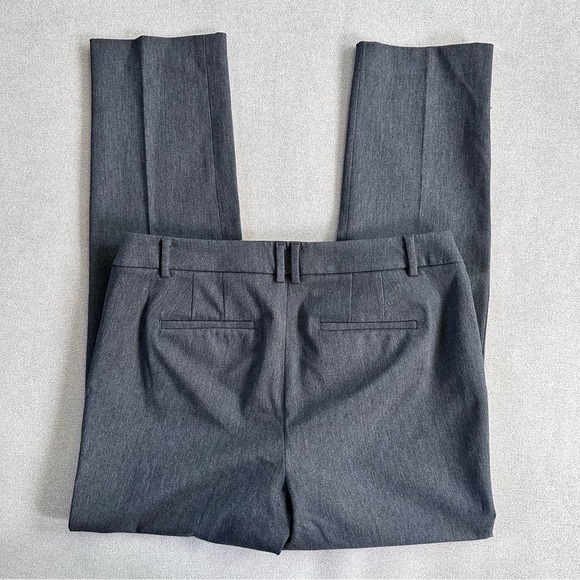 Talbots High Waist Straight Pant. 8 Petite. Gray. - Picture 3 of 9